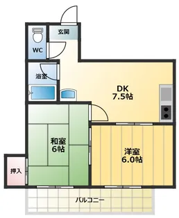 広光ハイツ【3階】の間取り