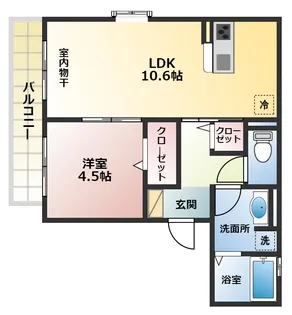 ReCourt Stella【2階】の間取り