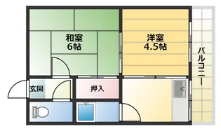 阪南ジャンボハイツ【3階】の間取り