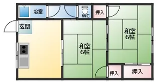 第3祐村文化【1階】の間取り
