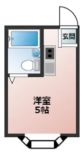 サンハイツ英【2階】の間取り