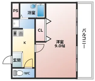 サンコークレアール【3階】の間取り