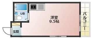 喜志マンション【2階】の間取り