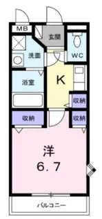 グラデュエートレジデンス【2階】の間取り