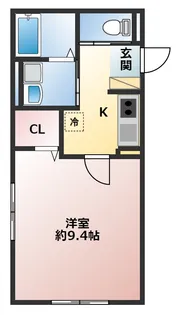 パレ オランジュ【1階】の間取り