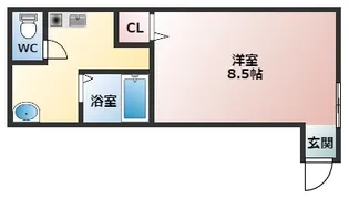 クレインファースト【2階】の間取り