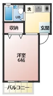 サンライフ甲田【1階】の間取り