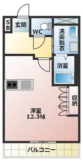 パレスひだまりの丘【3階】の間取り