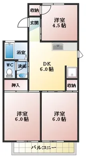 エスポワールT【2階】の間取り