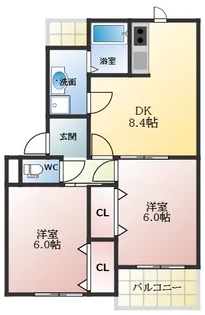 サンパティークⅠ【1階】の間取り