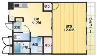 ロイヤルハイツ松ヶ丘【2階】の間取り