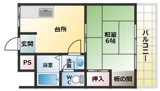 メゾン天美【3階】の間取り