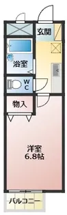 アベニール【1階】の間取り