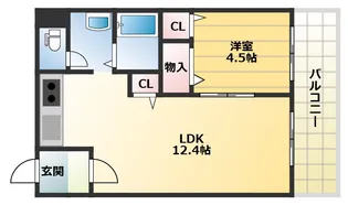 ヒーローマンション【3階】の間取り