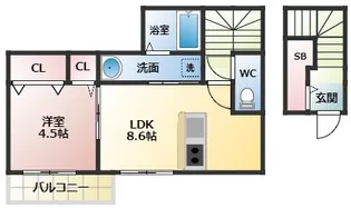 モモワンハウス【2階】の間取り