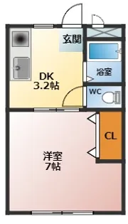 天美参番館【1階】の間取り