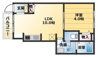 メゾン フルール【1階】の間取り
