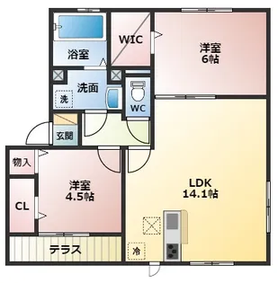 プロキオン【2階】の間取り
