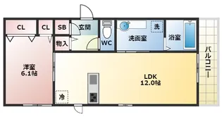 cremeria maison【2階】の間取り