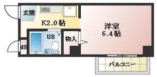 ビュー北花田【2階】の間取り