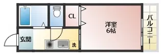 ユニオンハイツ【2階】の間取り