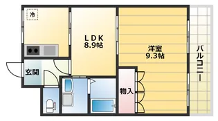 ハーティースマイル【2階】の間取り