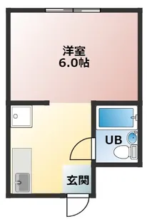 松ハイツ【2階】の間取り