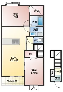 メゾン ド コスモス【2階】の間取り