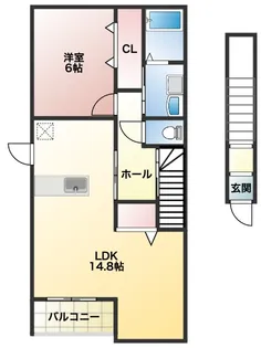 ポンドⅡ【2階】の間取り