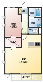 スワンズガーデン【2階】の間取り