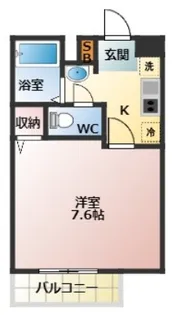 グリーンベレー【1階】の間取り