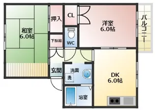 ドミール島泉【2階】の間取り