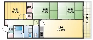 ペーンヴィラージュ【4階】の間取り
