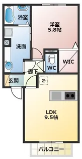 サンク藤貴【1階】の間取り
