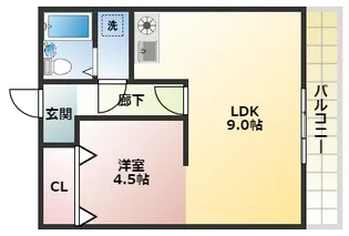 リバティヒルズ【3階】の間取り