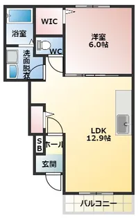 ベル・ラフォーレ【1階】の間取り