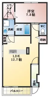 アルカン シェルⅡ【1階】の間取り