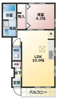 LaForestaⅡ【1階】の間取り