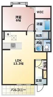 ベルブリアンス【1階】の間取り
