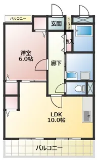 サンパティーク【2階】の間取り