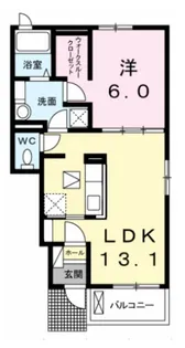 アビタシオン【1階】の間取り