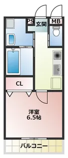ヒルハイツ高鷲【1階】の間取り