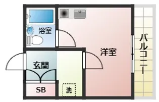 マツバラコーポレーション【4階】の間取り