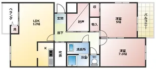 ポンテフィーコ【2階】の間取り