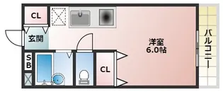 メゾンTOKI【1階】の間取り