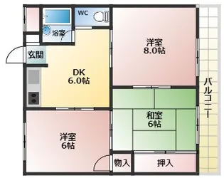 アイディル島泉【3階】の間取り