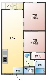 STEADY羽曳野【1階】の間取り