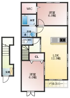 バンブーフォレスト【2階】の間取り