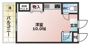 ポプリオンガーデン【2階】の間取り
