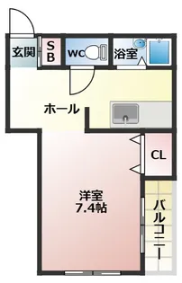 アンバー【3階】の間取り